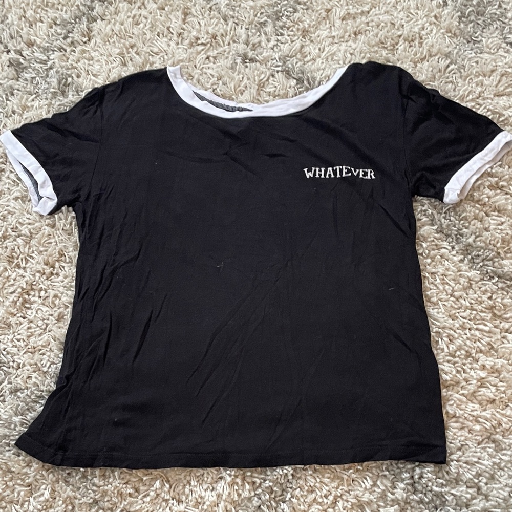 Luna Chix Casual Black and White 'Whatever'‎ Tee